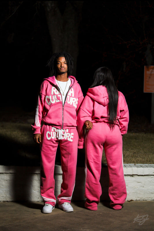 RICH CULTURE “PINK”SET